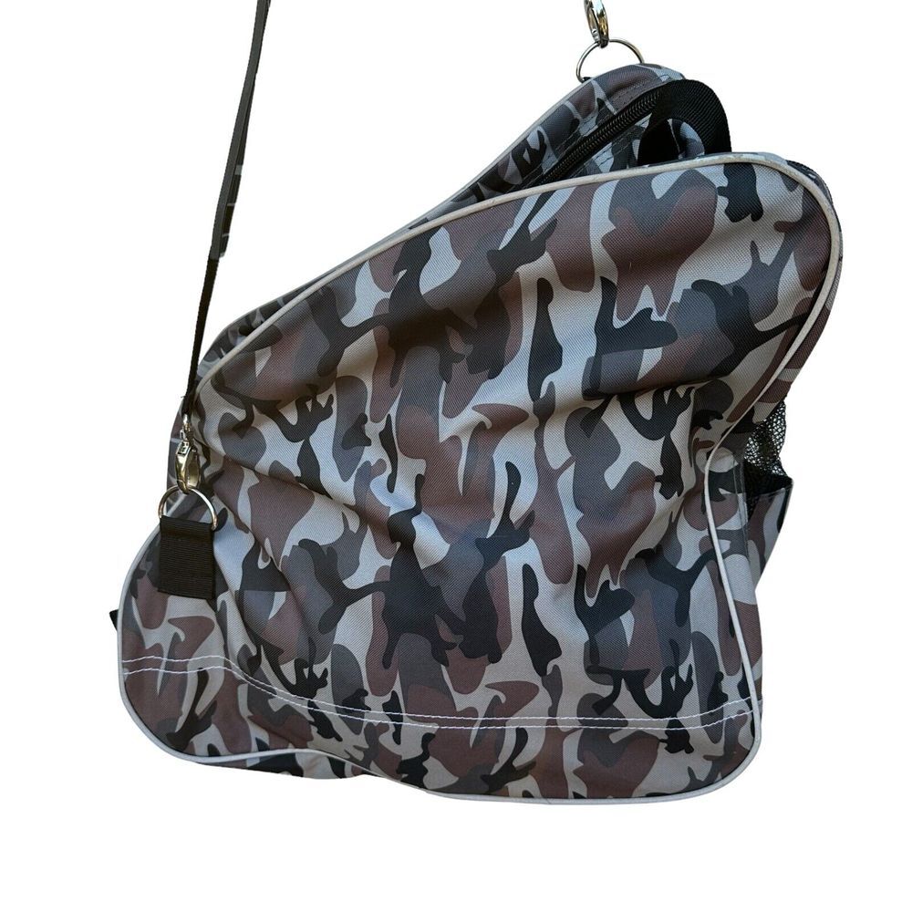 Athletico Lifestyle‎ NWT Skate Bag 16x16x10 Zipper Pockets Water Bottle Camo New - Picture 2 of 6